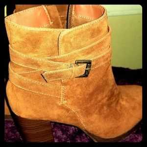 A NEW DAY**Women'S- CUT-BOOTS-#8-TAN/suade